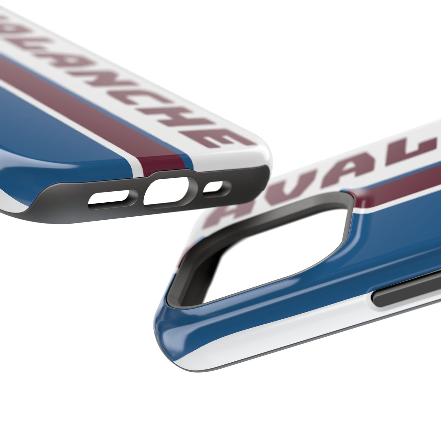 Avalanche Phone Case, Magnetic Phone Case, Retro Phone Case, Matte/Glossy Phone Case, Hockey Gifts