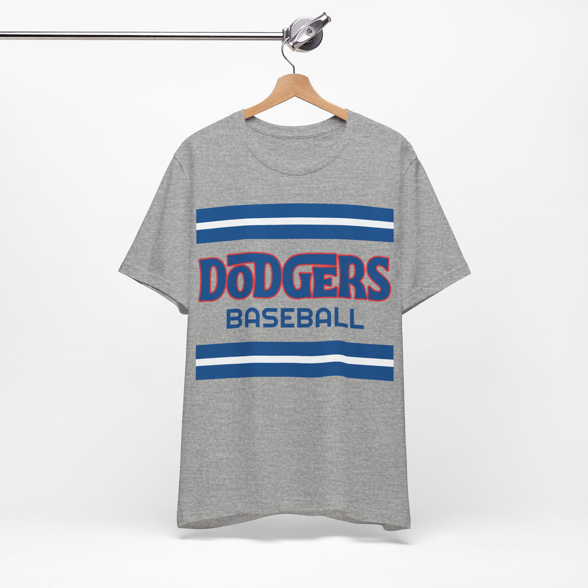 Retro Dodgers Shirt, Vintage Striped Dodgers T-Shirt
