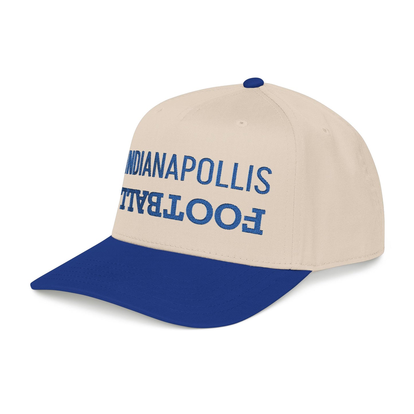 Embroidered Indianapolis Football Hat, Mid Profile Football Cap, Sports Gifts
