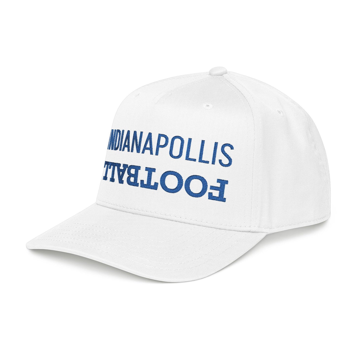 Embroidered Indianapolis Football Hat, Mid Profile Football Cap, Sports Gifts