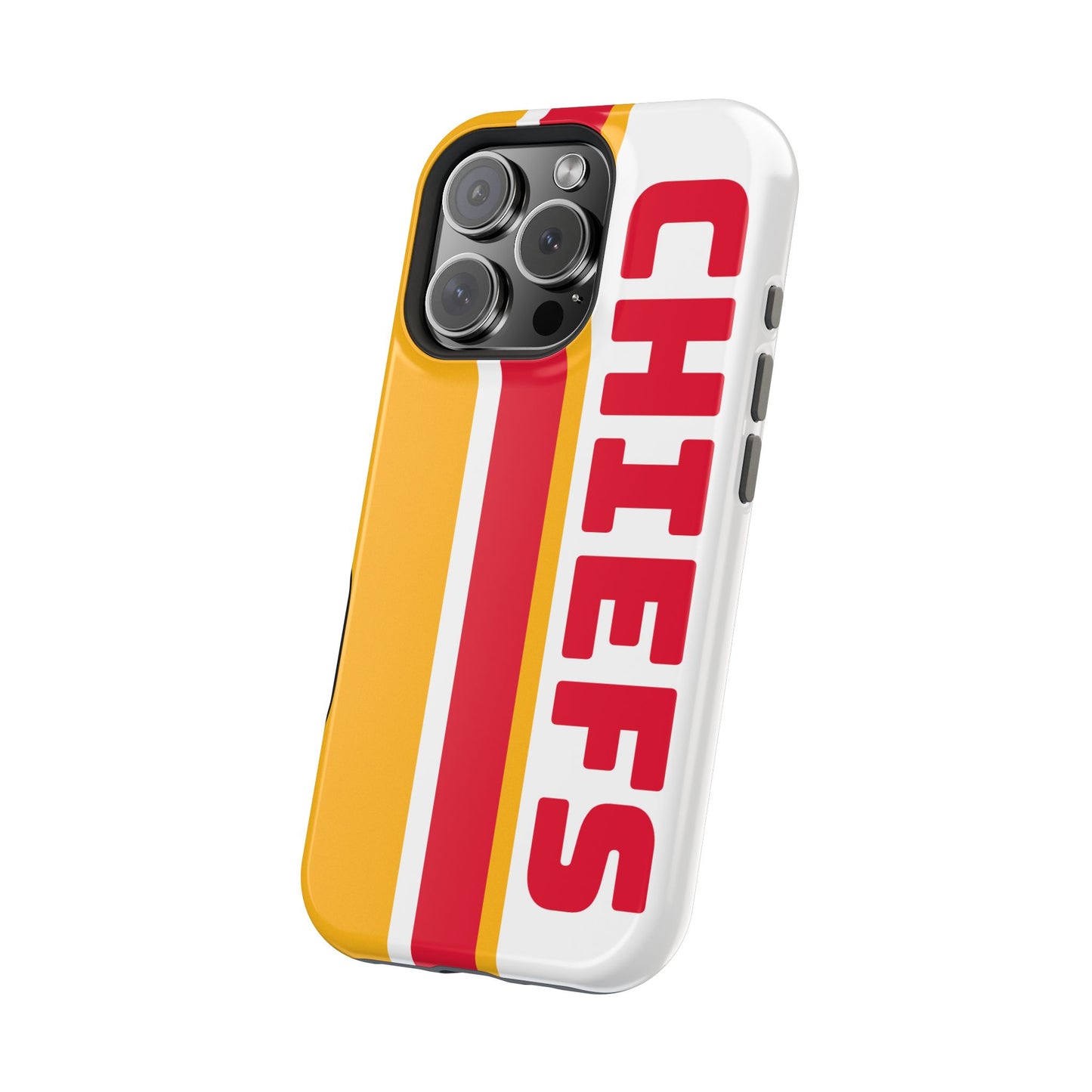 Chiefs Phone Case, Magnetic Phone Case, Retro Phone Case, Baseball Case for iPhone or Samsung, Chiefs Football Gifts