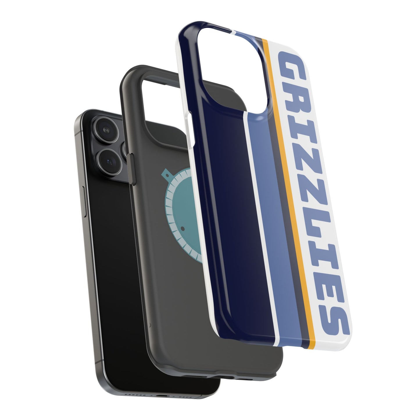 Grizzlies Phone Case, Magnetic Phone Case, Retro Phone Case