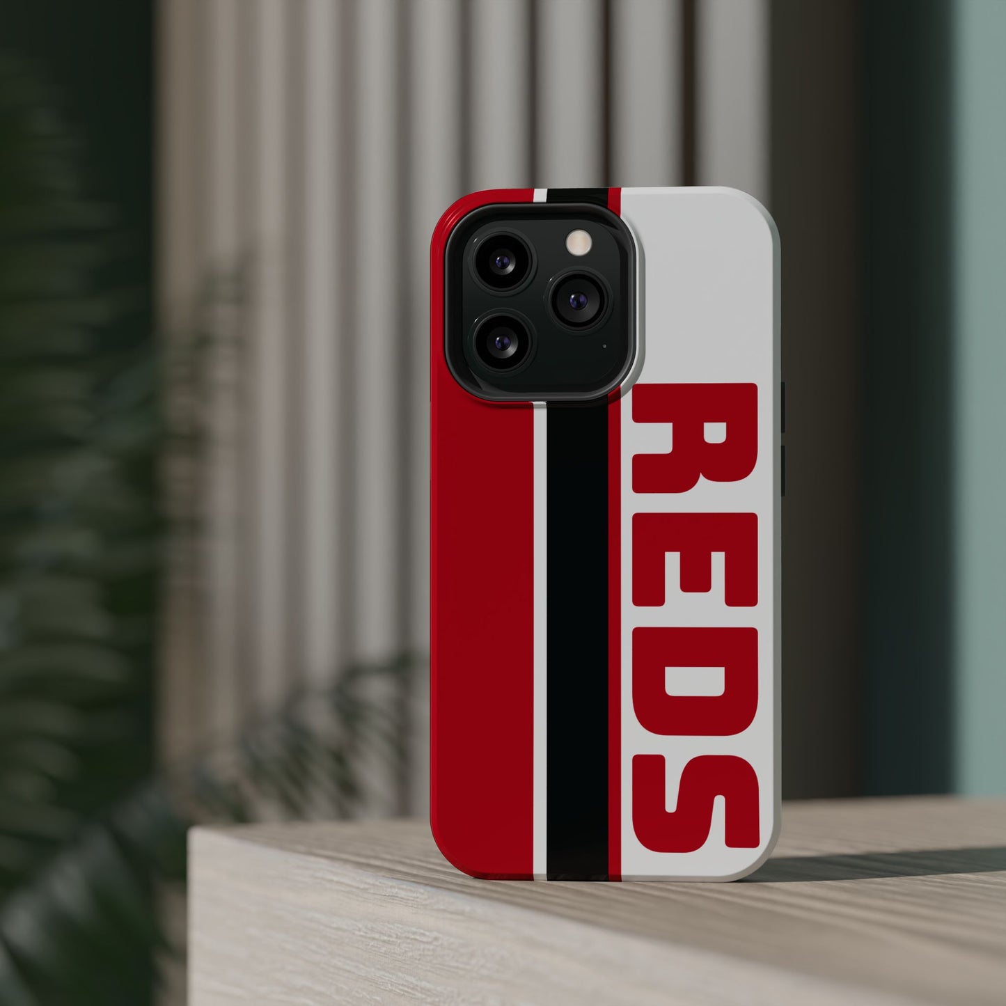Reds Phone Case, Magnetic Phone Case, Retro Phone Case, Baseball Case for iPhone or Samsung, Reds Baseball Case