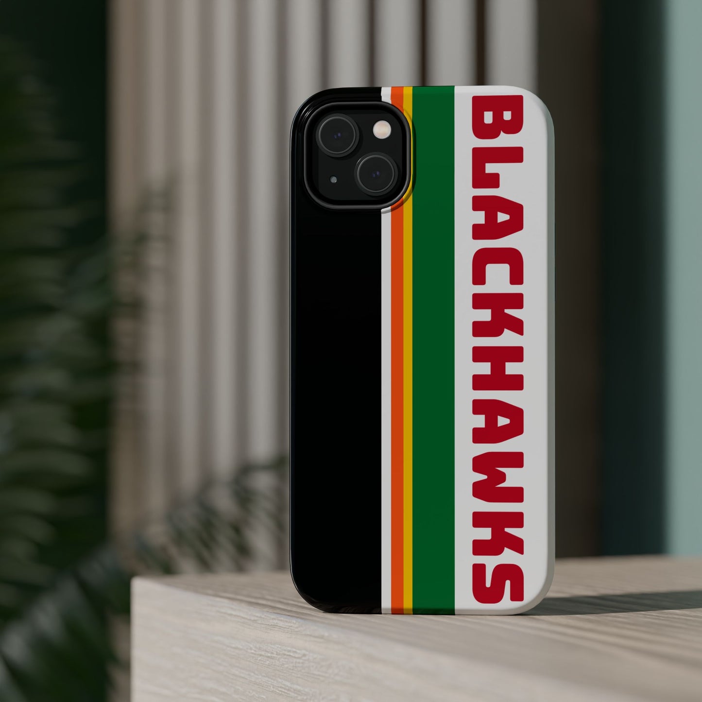Blackhawks Phone Case, Magnetic Phone Case, Hockey Phone Case, Retro Phone Case