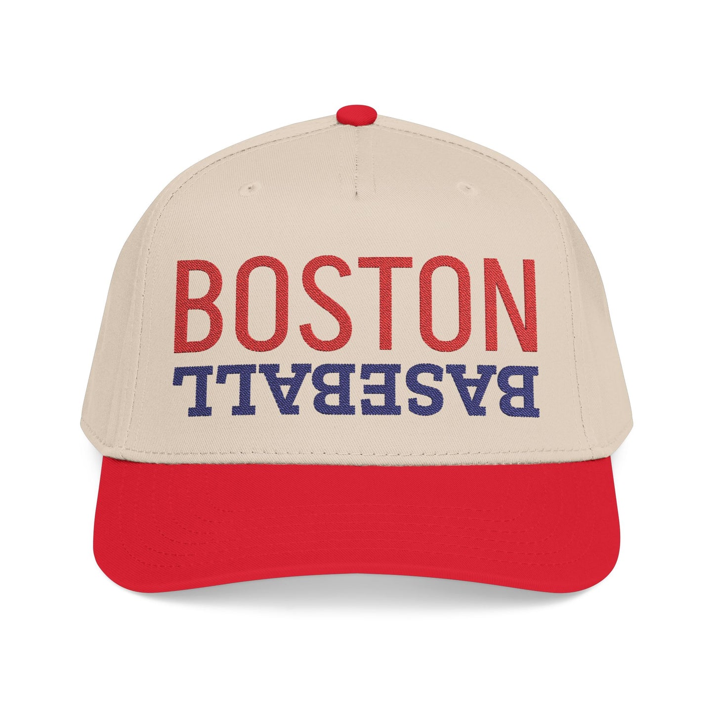 Embroidered Boston Baseball Hat, Mid Profile Baseball Cap, Sports Gifts