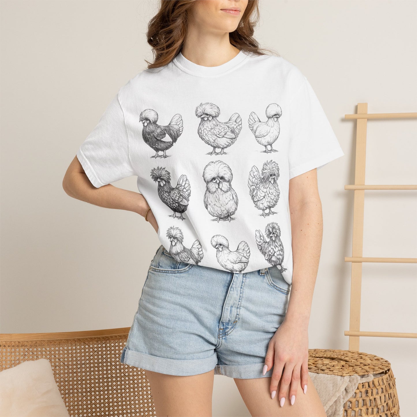 Polish Chicken T-Shirt: Bird Tee, Farm Animal Shirt
