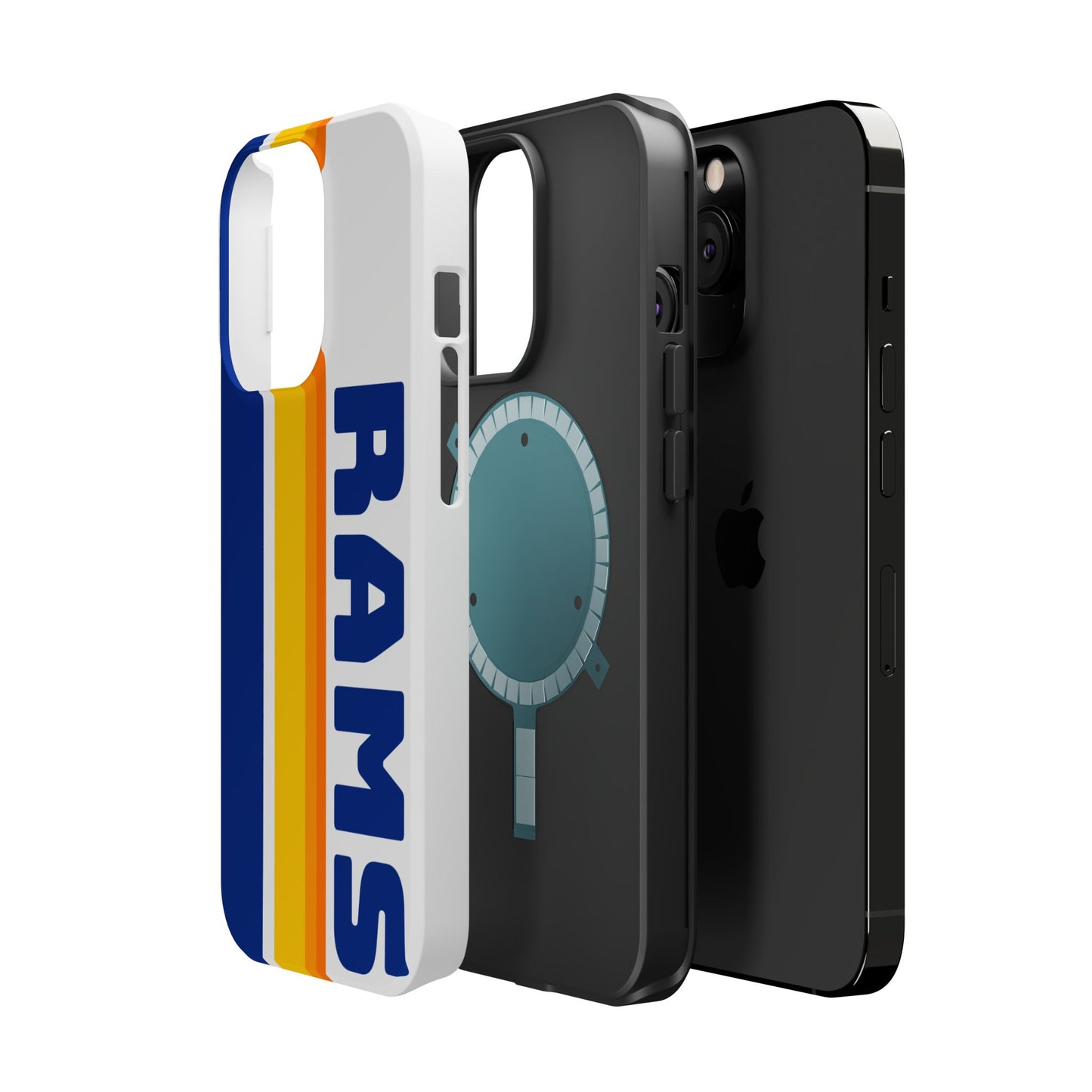 Rams Phone Case, Magnetic Phone Case, Retro Phone Case, Football Case for iPhone or Samsung