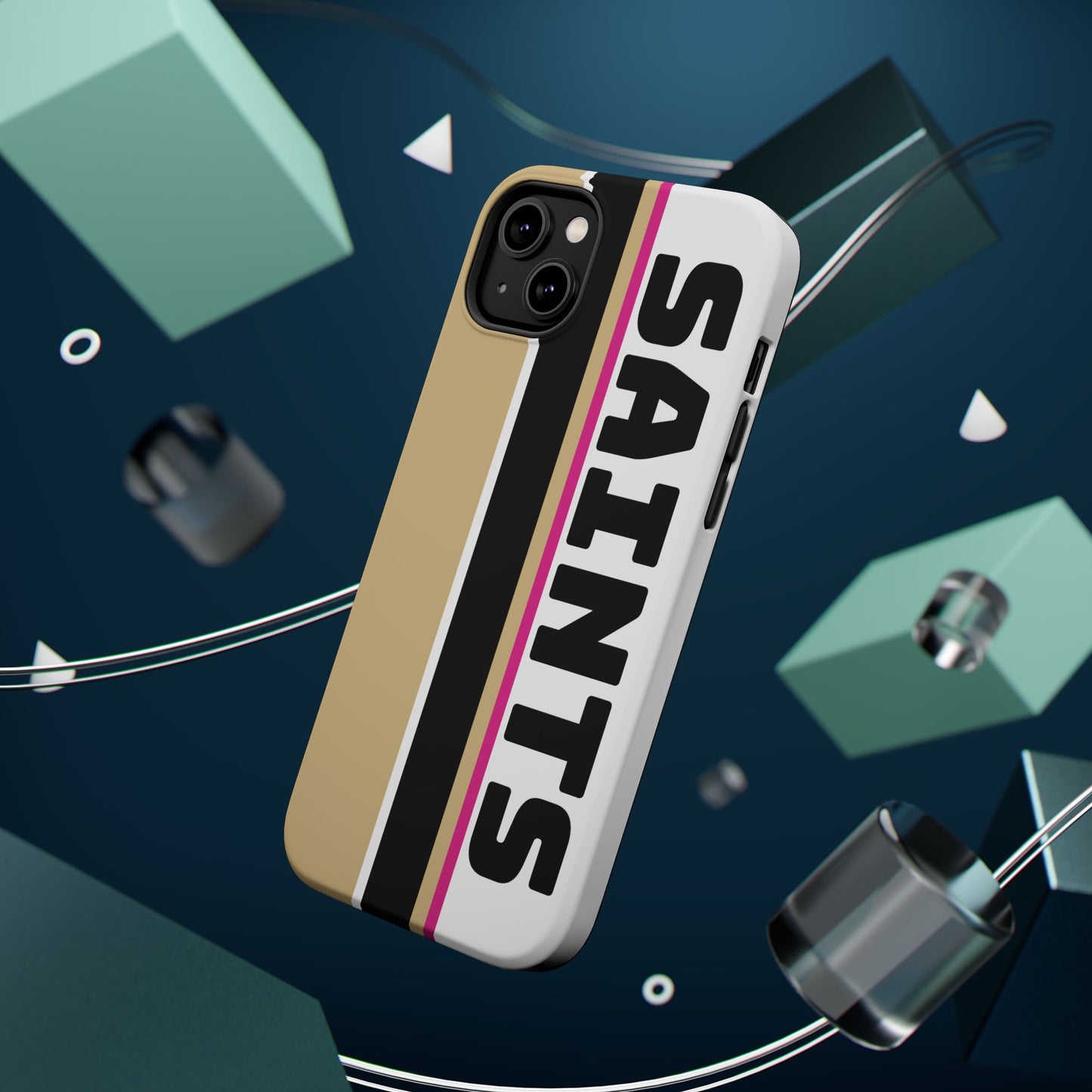 Saints Phone Case, Magnetic Phone Case, Retro Phone Case, Football Gifts