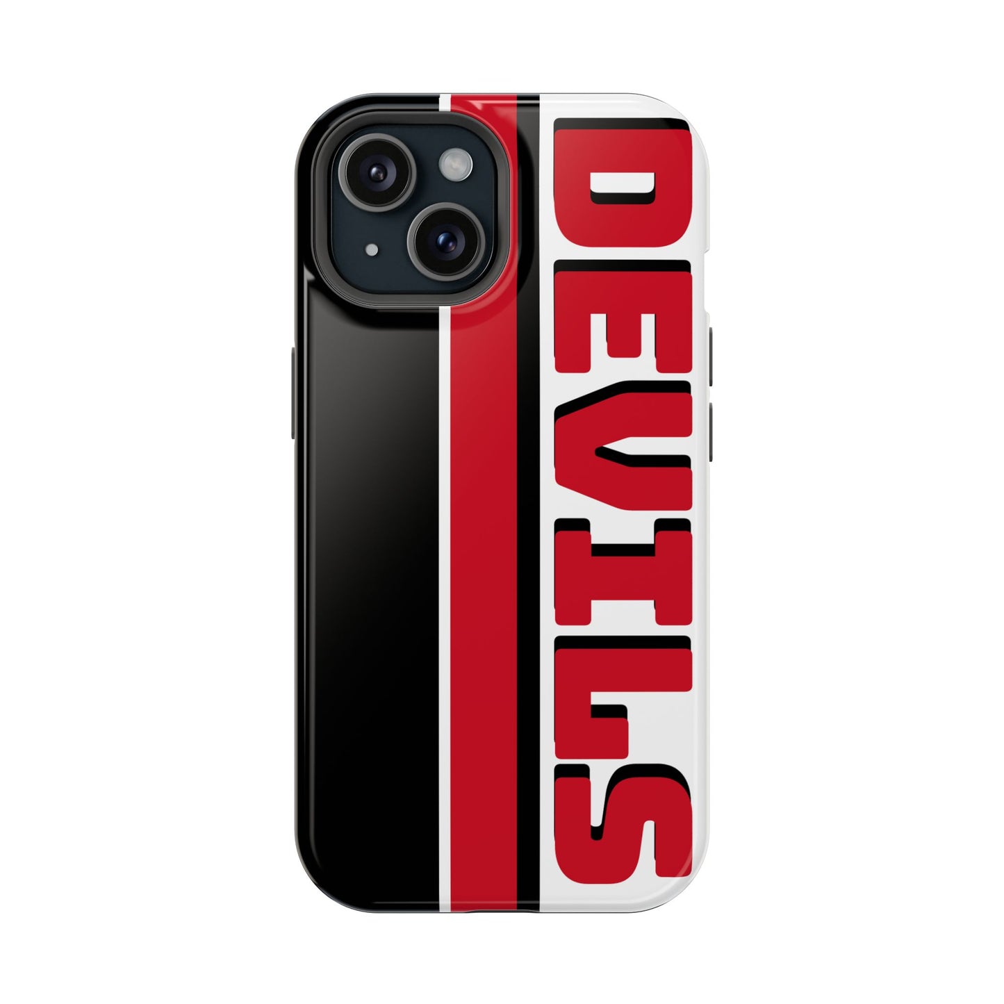 Devils Phone Case, Magnetic Phone Case, Retro Phone Case, Hockey Gifts