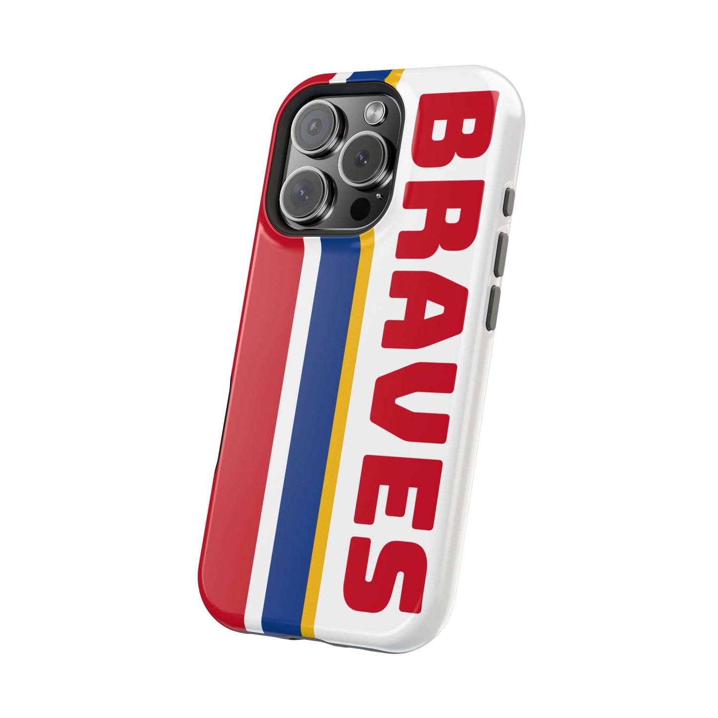 Braves Phone Case, Magnetic Phone Case, Baseball Phone Case, Retro Phone Case