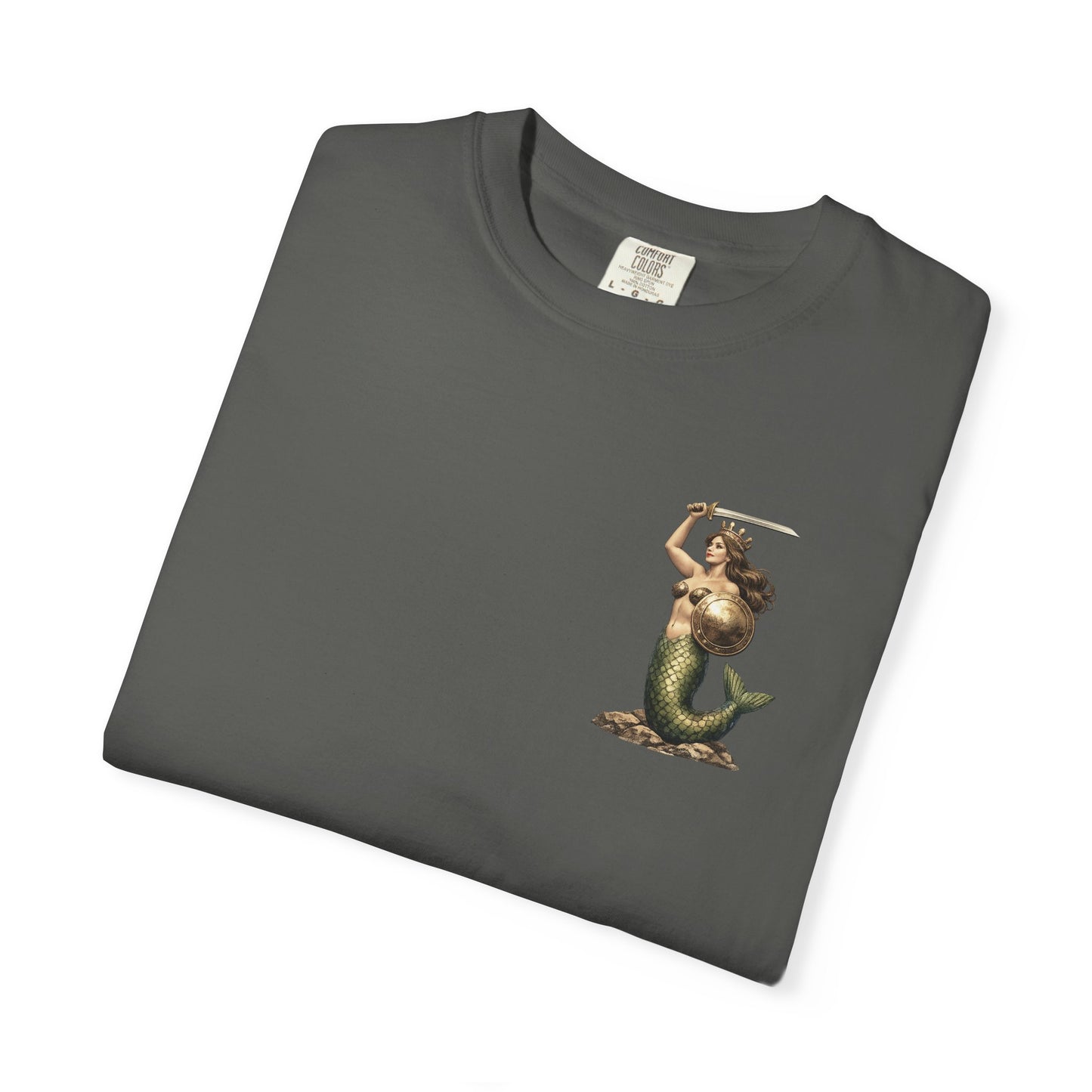 Warsaw Mermaid Shirt: Witamy w Warszawie Mermaid Vintage Postcard T-shirt, Polish Language Shirt, Poland Shirt