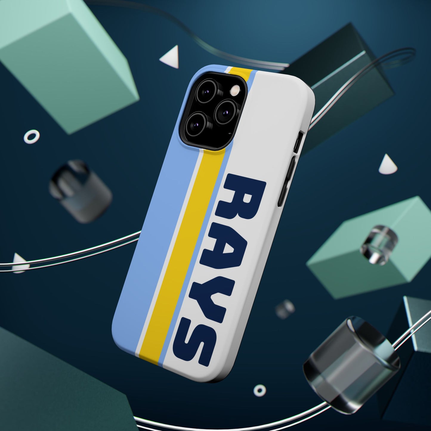 Rays Phone Case, Magnetic Phone Case, Retro Phone Case, Baseball Case for iPhone or Samsung, Rays Baseball Gifts