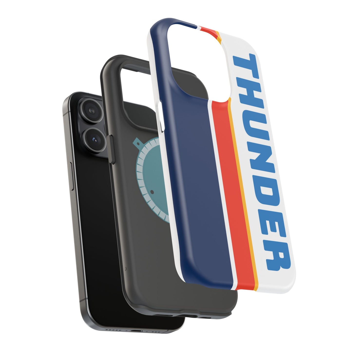 Thunder Phone Case, Magnetic Phone Case, Retro Phone Case, Basketball Gifts
