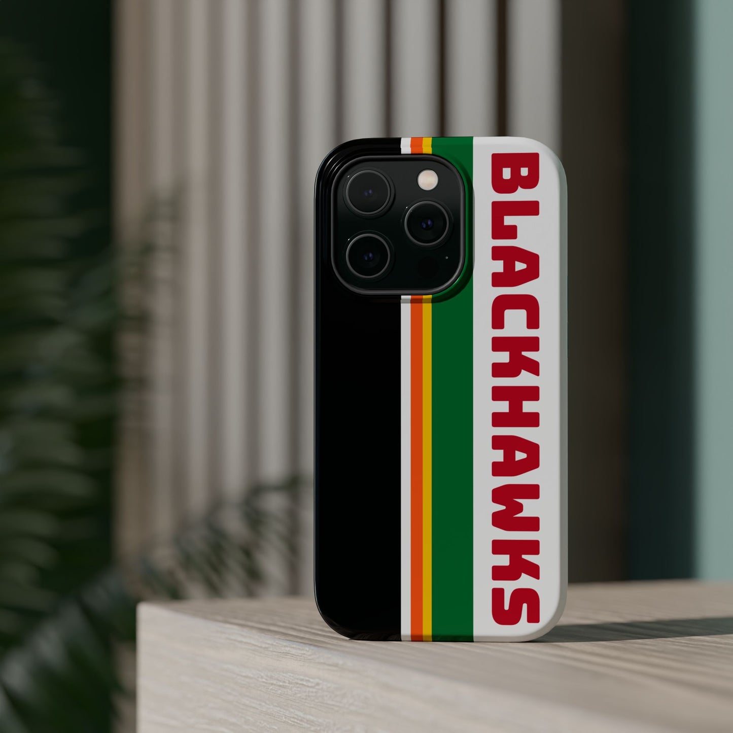 Blackhawks Phone Case, Magnetic Phone Case, Hockey Phone Case, Retro Phone Case