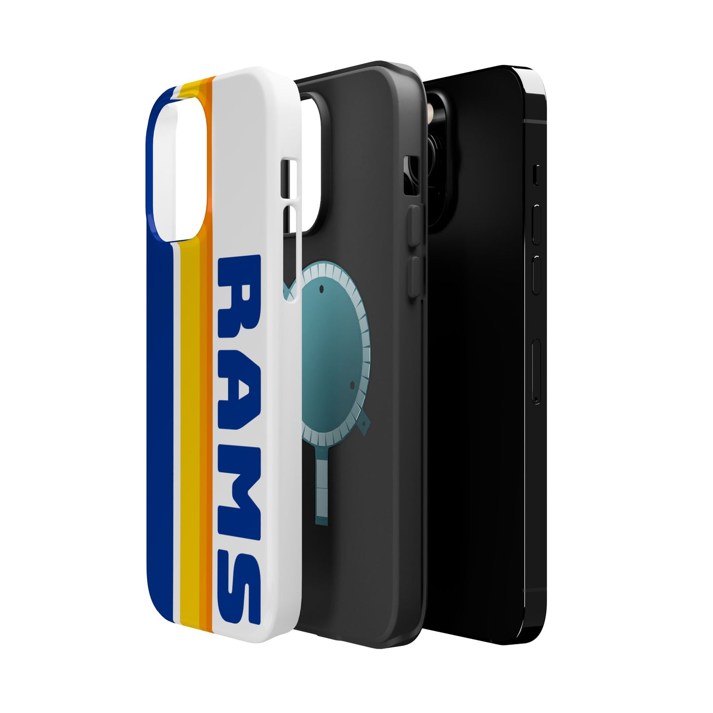 Rams Phone Case, Magnetic Phone Case, Retro Phone Case, Football Case for iPhone or Samsung