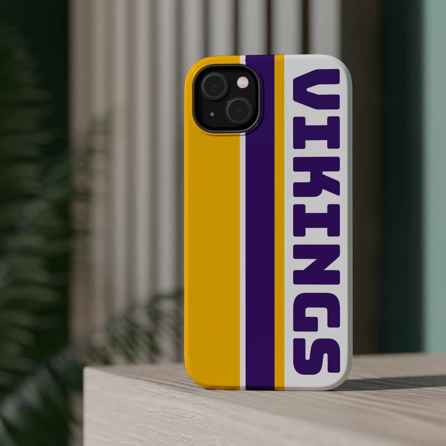 Vikings Phone Case, Magnetic Phone Case, Retro Phone Case, Football Gifts