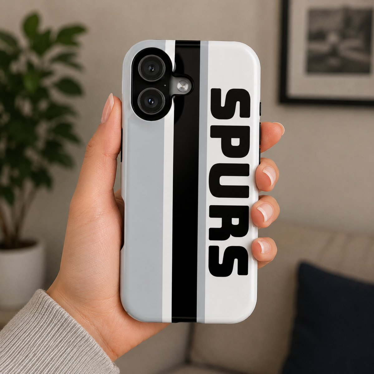 Spurs Phone Case, Magnetic Phone Case, Retro Phone Case, Basketball Gifts