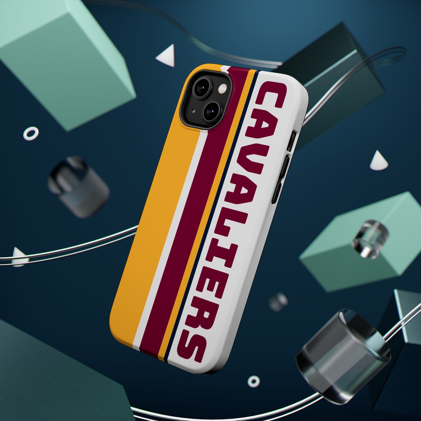 Cavaliers Phone Case, Magnetic Phone Case, Retro Phone Case, Basketball Gifts