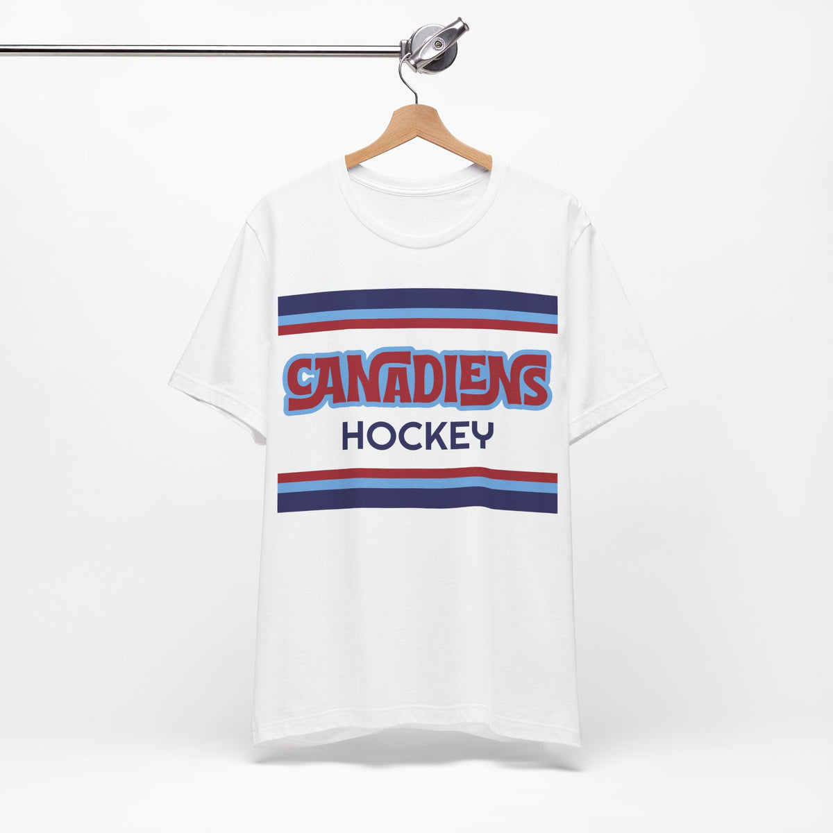 Retro Canadiens Shirt, Vintage Striped Canadiens T-Shirt