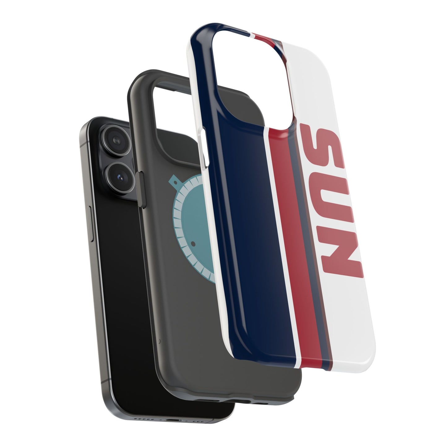 Sun Phone Case, Magnetic Phone Case, Retro Phone Case, Matte/Glossy Phone Case