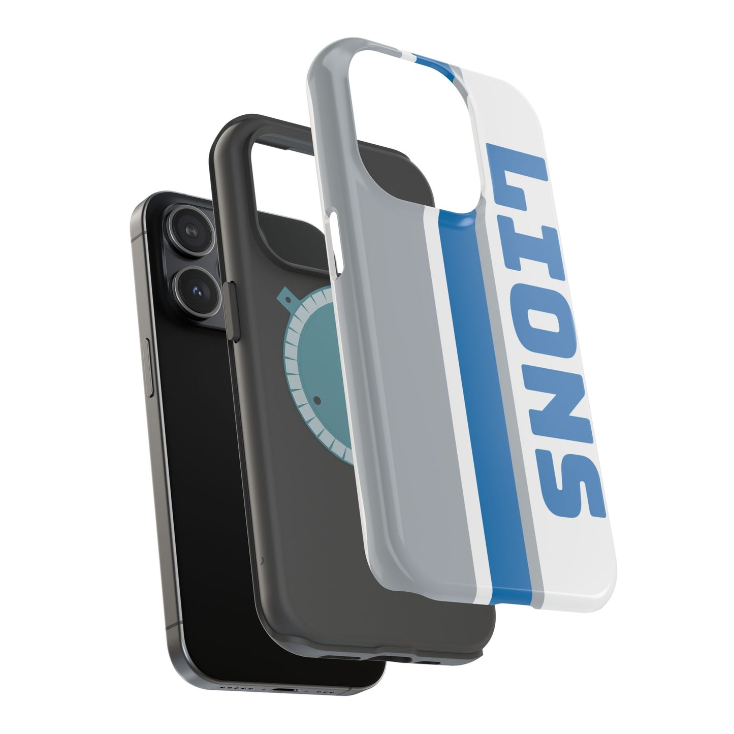 Lions Phone Case, Magnetic Phone Case, Retro Phone Case, Football Gifts
