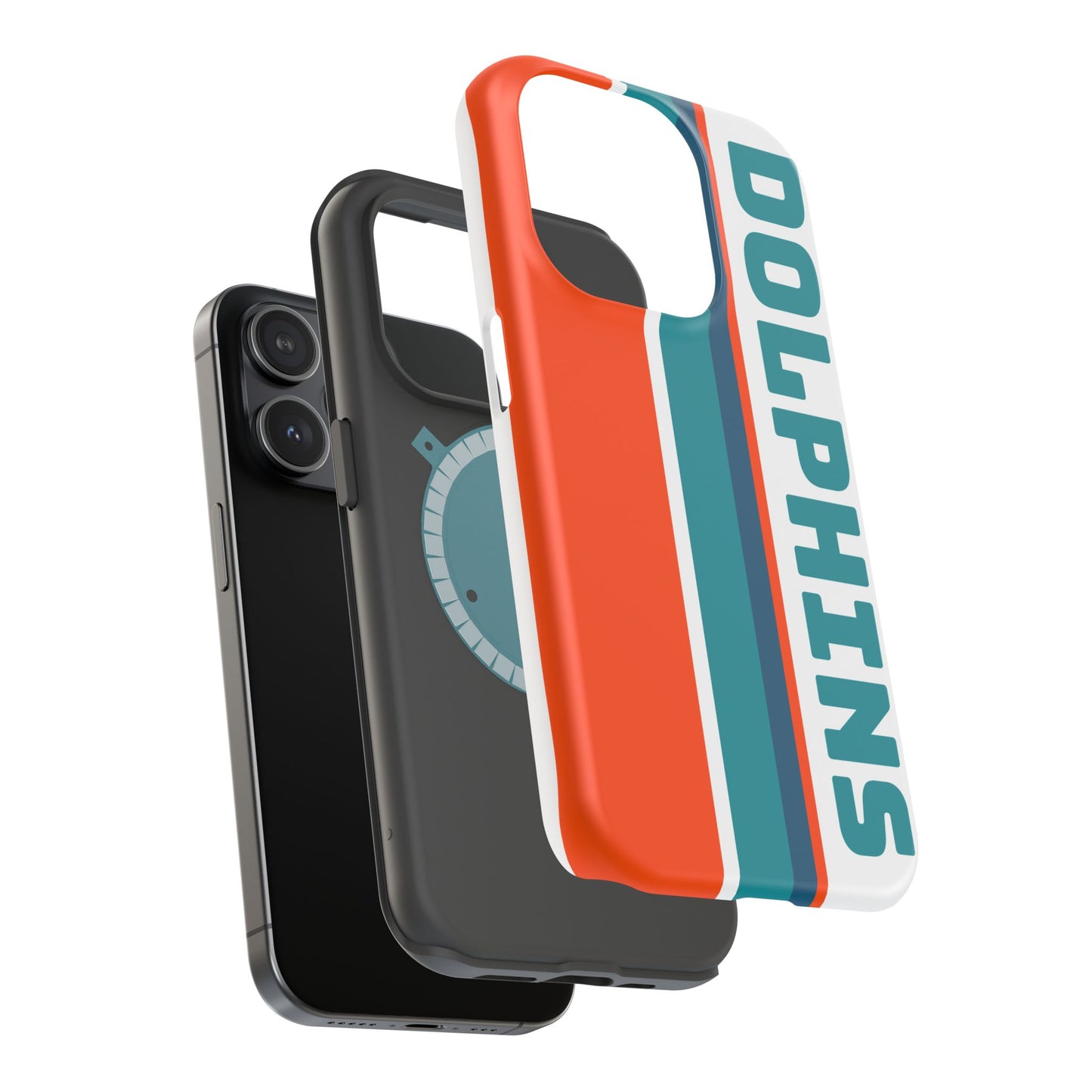 Dolphins Phone Case, Magnetic Phone Case, Retro Phone Case, Matte/Glossy Phone Case
