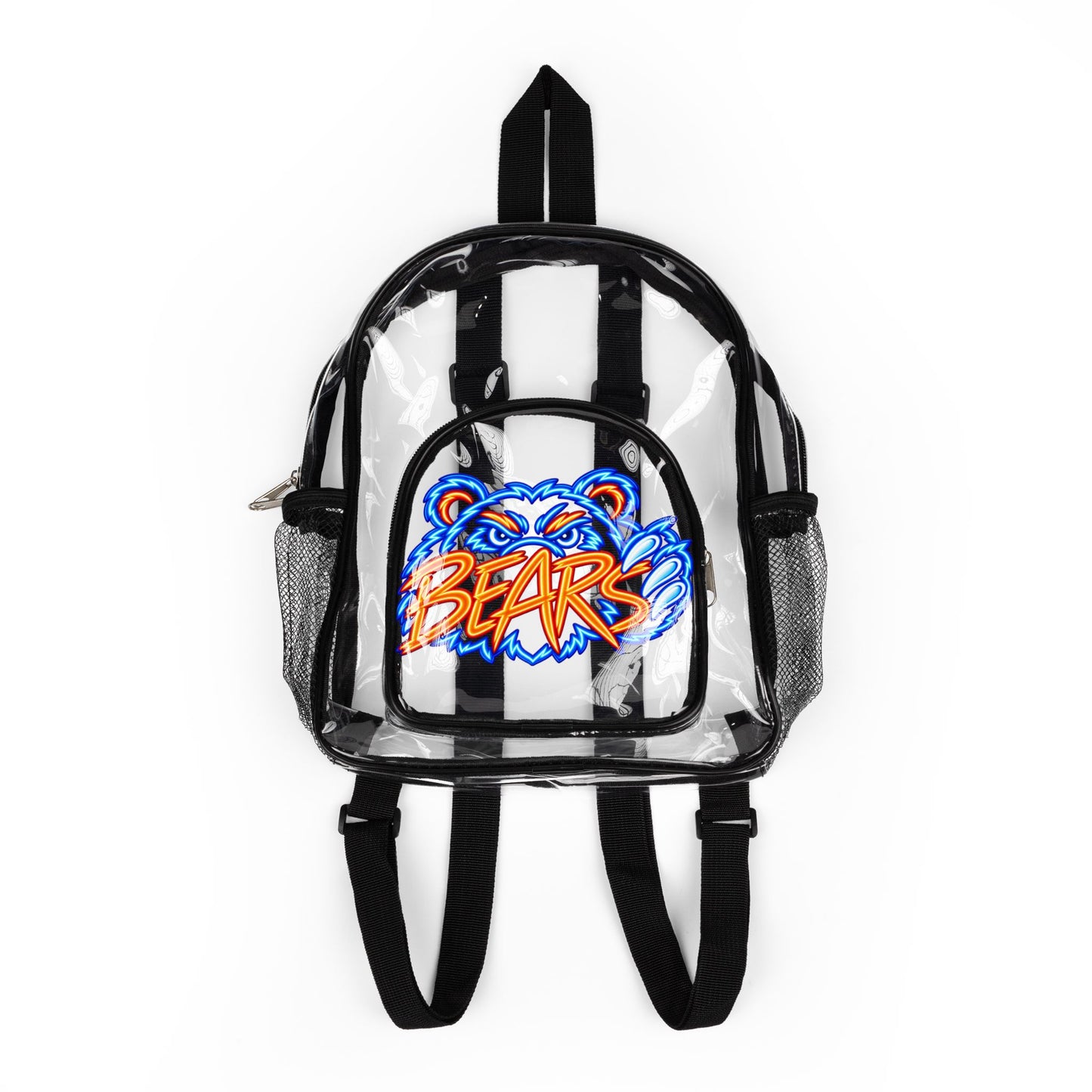 Bear Clear Backpack, Stadium Bag, Football Belt Bag, Transparent Fanny Pack