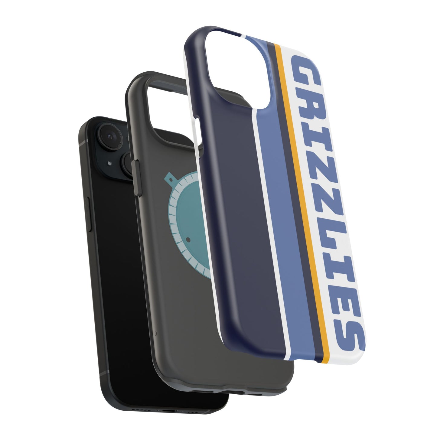 Grizzlies Phone Case, Magnetic Phone Case, Retro Phone Case