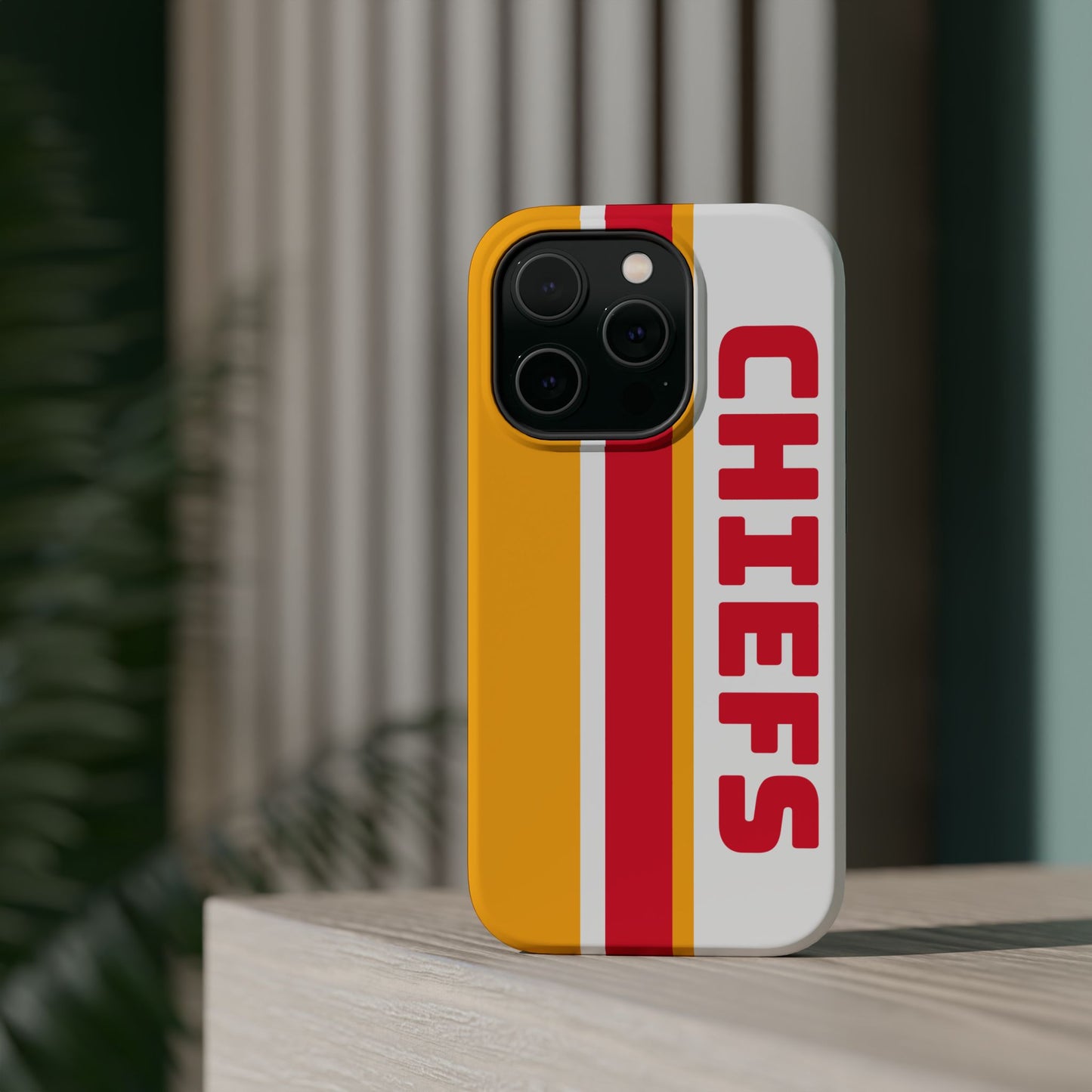 Chiefs Phone Case, Magnetic Phone Case, Retro Phone Case, Baseball Case for iPhone or Samsung, Chiefs Football Gifts