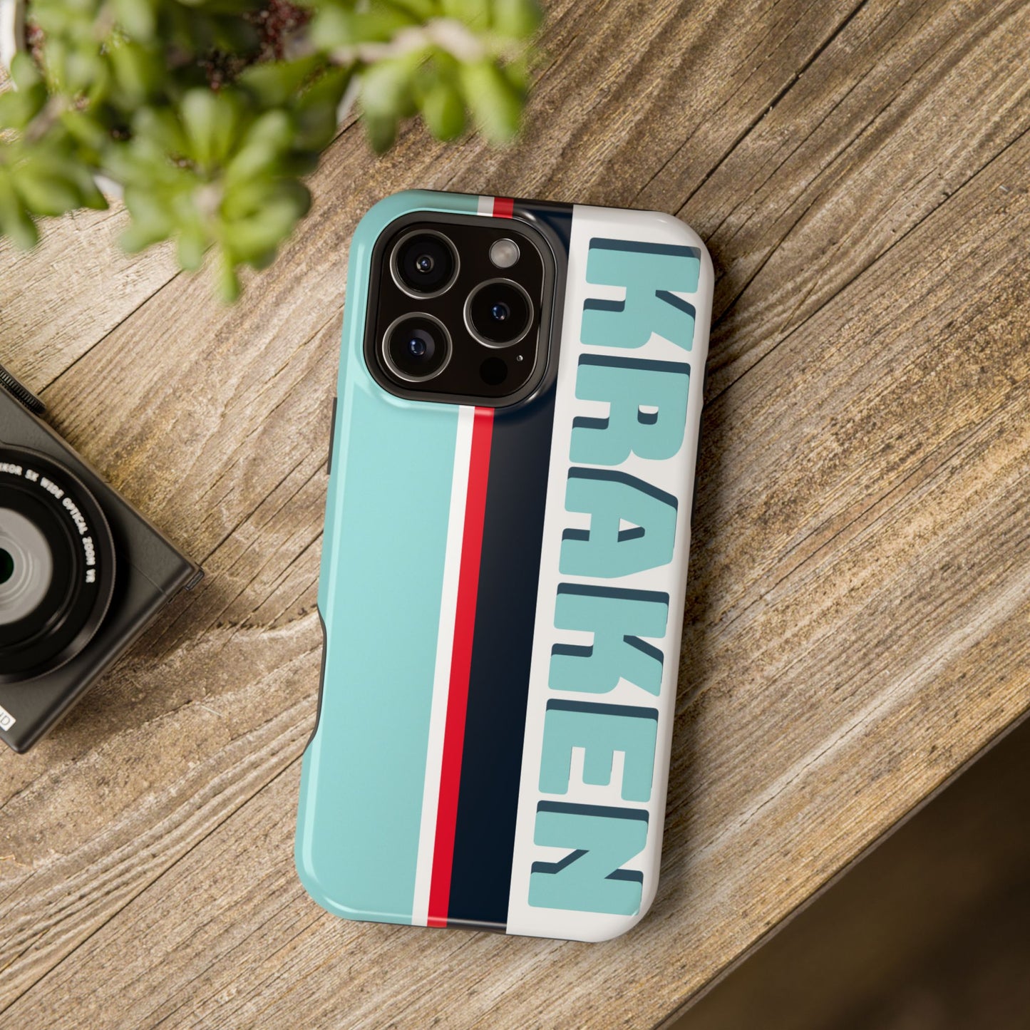 Kraken Phone Case, Magnetic Phone Case, Hockey Phone Case, Retro Phone Case