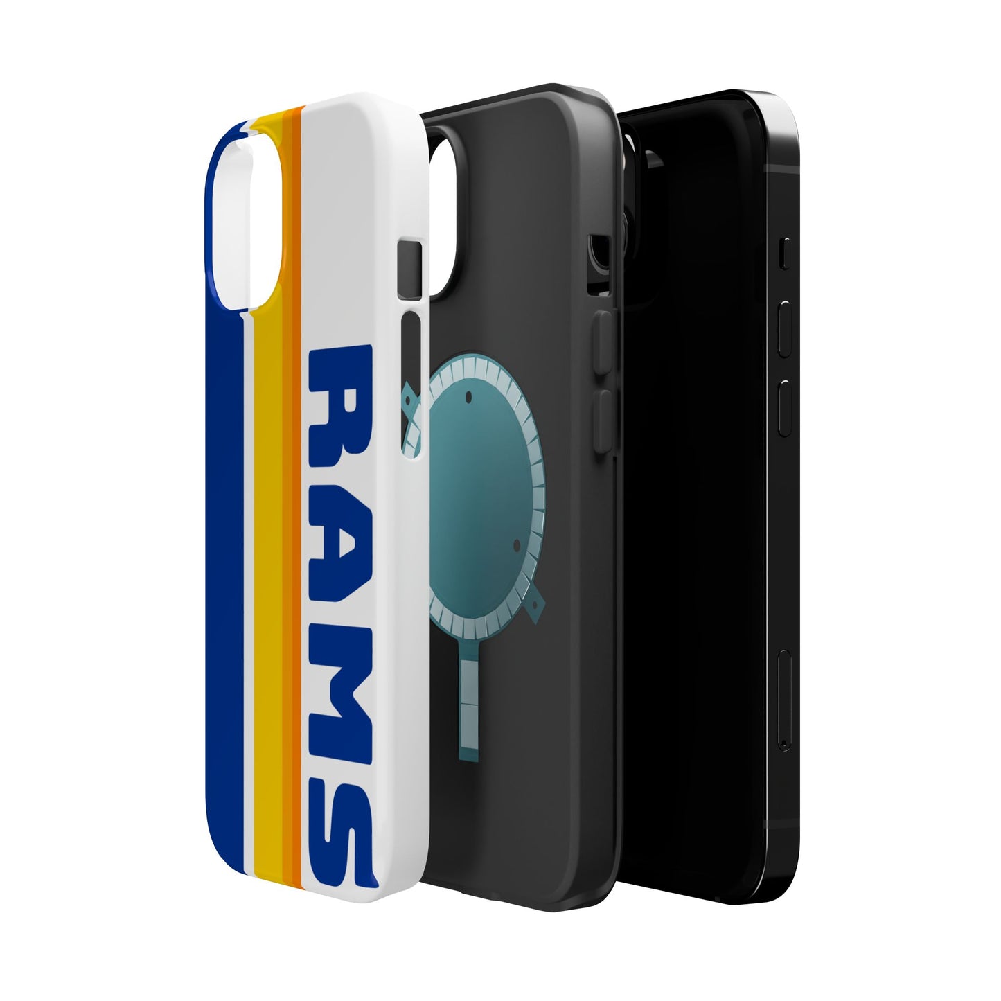 Rams Phone Case, Magnetic Phone Case, Retro Phone Case, Football Case for iPhone or Samsung