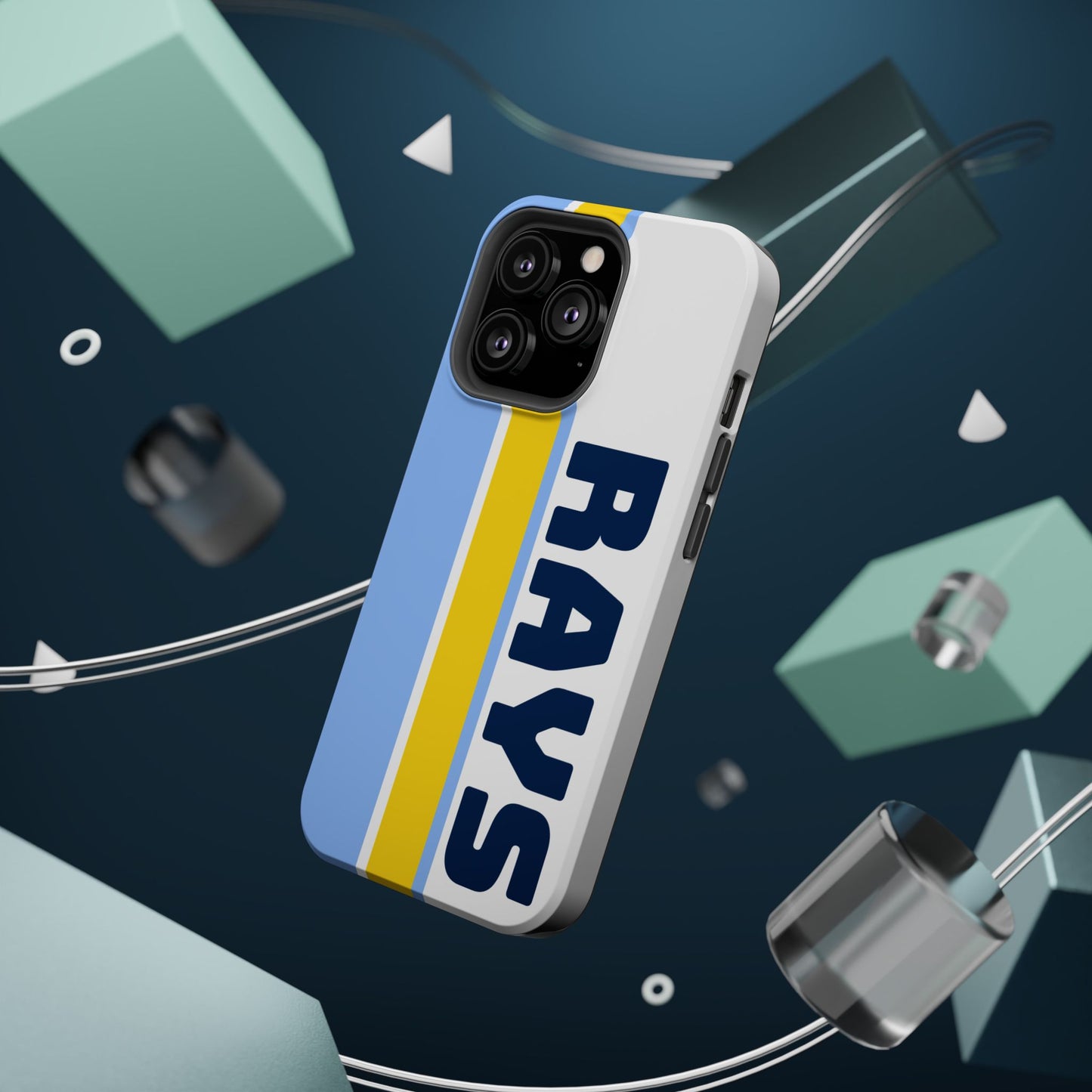 Rays Phone Case, Magnetic Phone Case, Retro Phone Case, Baseball Case for iPhone or Samsung, Rays Baseball Gifts