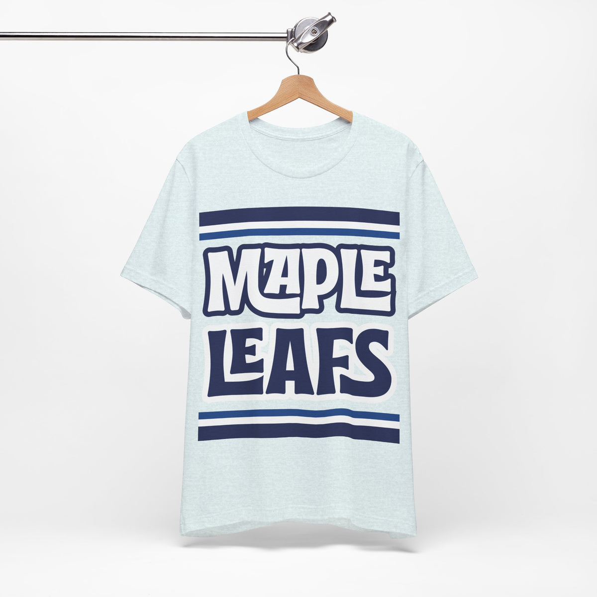 Retro Maple Leafs Shirt, Vintage Striped Maple Leafs Hockey T-Shirt