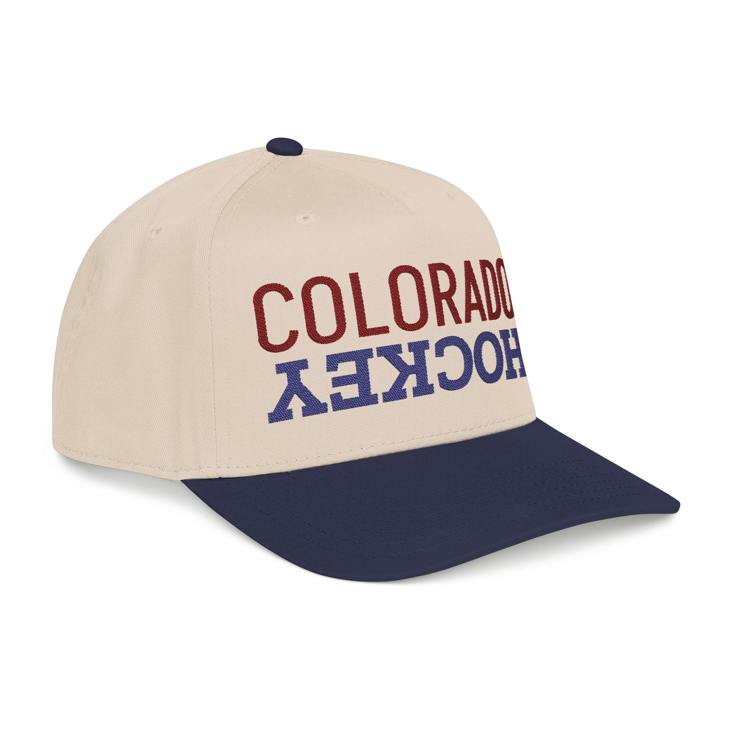 Embroidered Colorado Hockey Hat, Mid Profile Hockey Cap, Sports Gifts