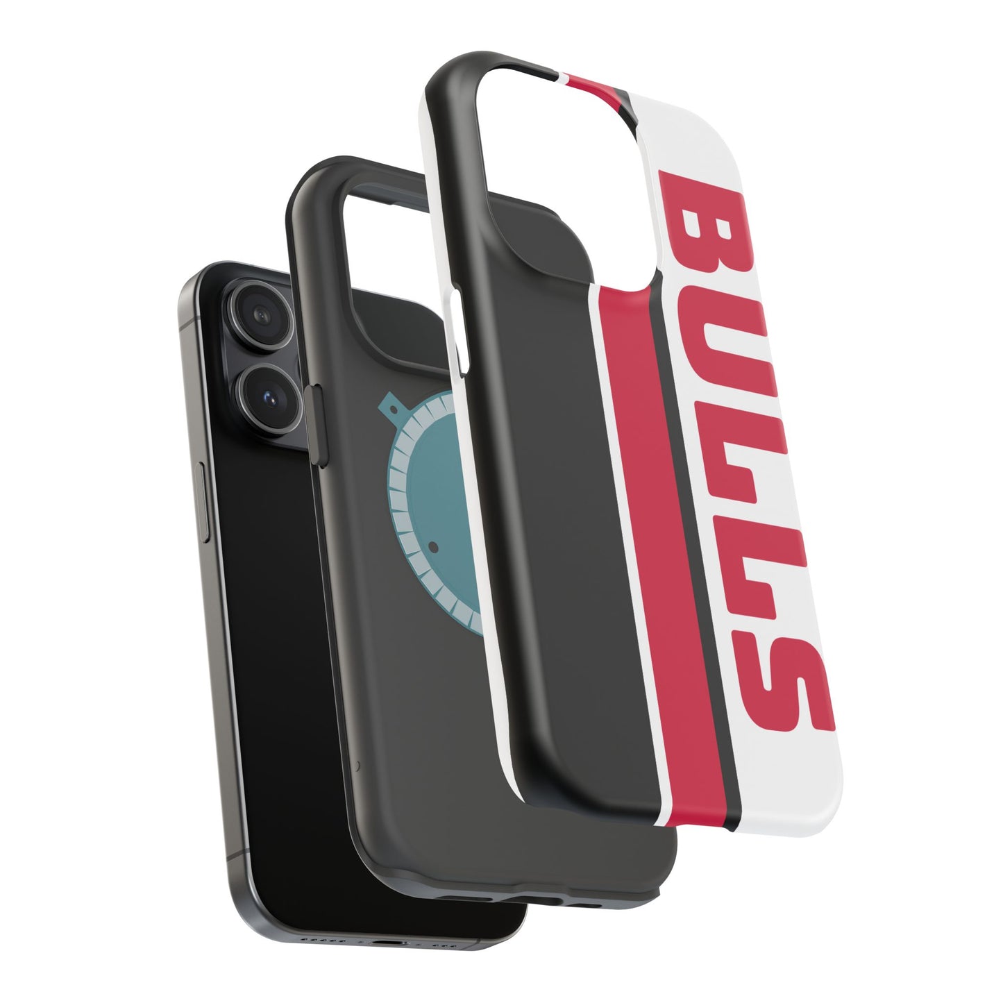 Bulls Phone Case, Magnetic Phone Case, Retro Phone Case