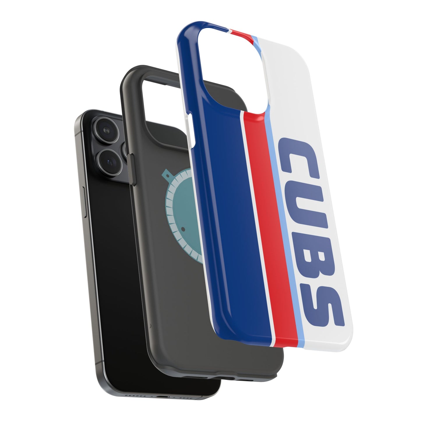Cubs Phone Case, Magnetic Phone Case, Retro Phone Case, Baseball Case for iPhone or Samsung