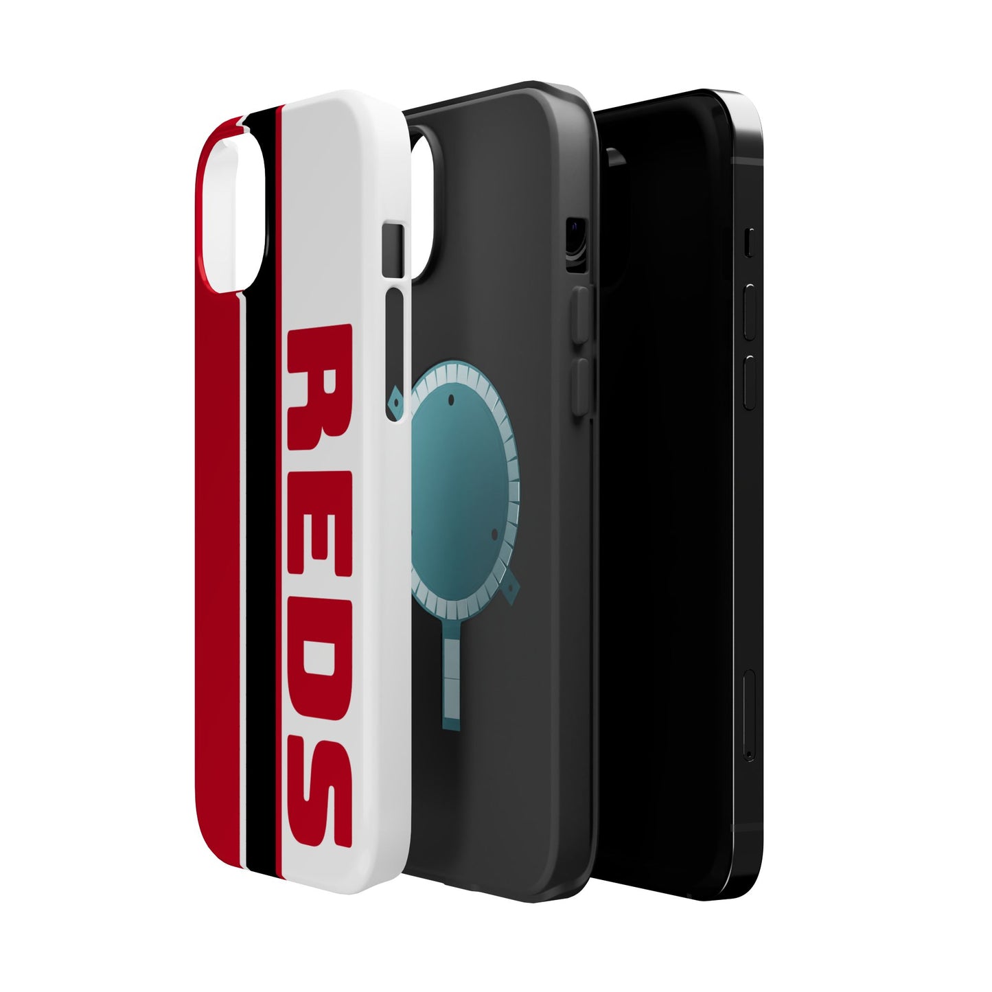 Reds Phone Case, Magnetic Phone Case, Retro Phone Case, Baseball Case for iPhone or Samsung, Reds Baseball Case