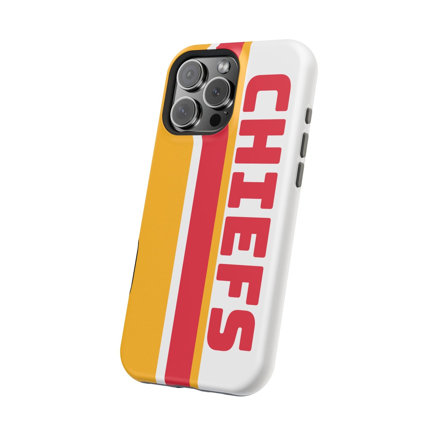 Chiefs Phone Case, Magnetic Phone Case, Retro Phone Case, Baseball Case for iPhone or Samsung, Chiefs Football Gifts