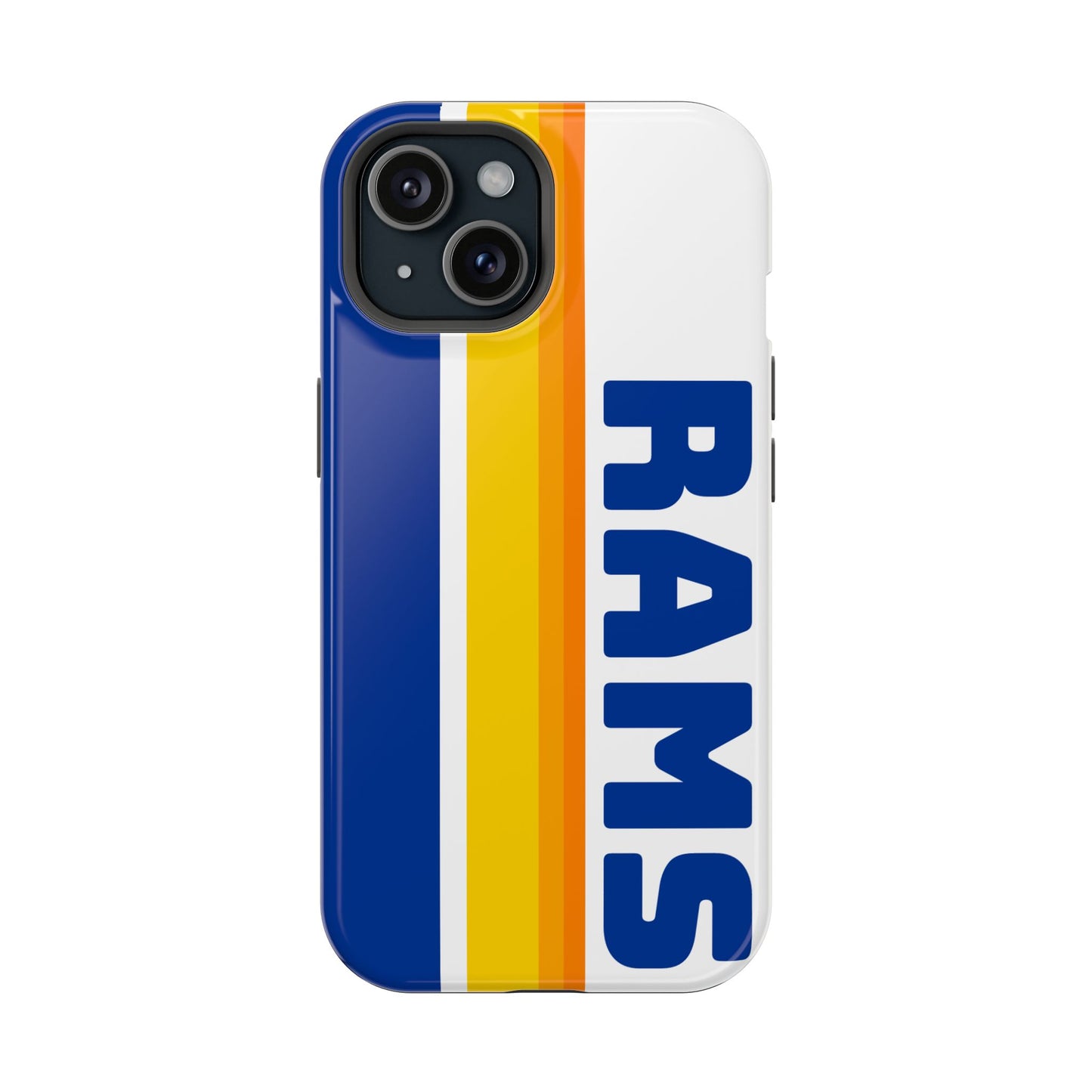 Rams Phone Case, Magnetic Phone Case, Retro Phone Case, Football Case for iPhone or Samsung