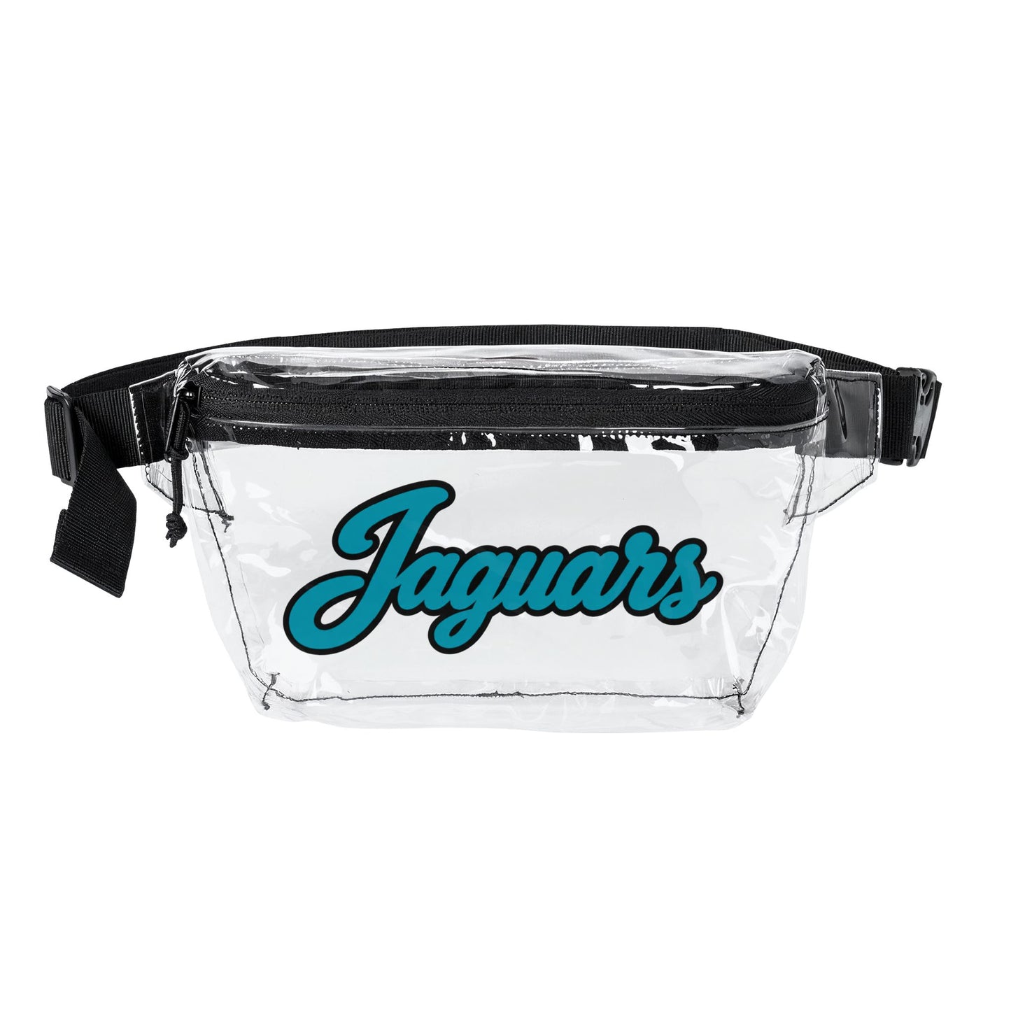 Jaguars Clear Stadium Bag, Football Belt Bag, Transparent Fanny Pack