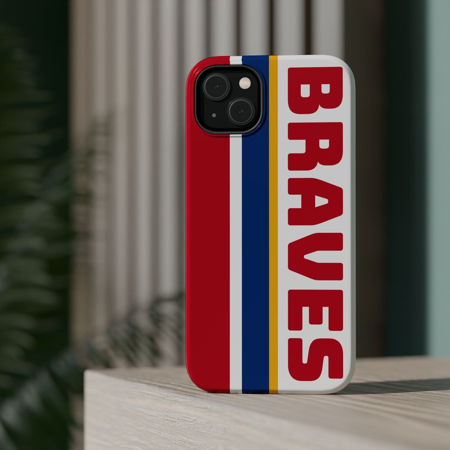 Braves Phone Case, Magnetic Phone Case, Baseball Phone Case, Retro Phone Case