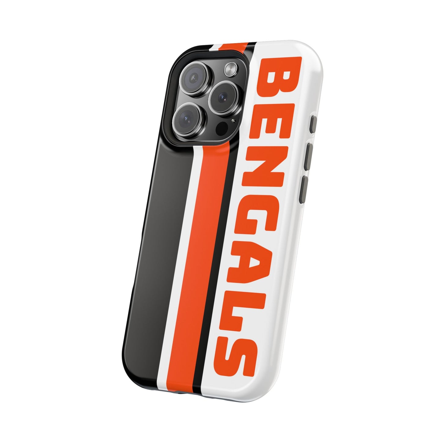 Bengals Phone Case, Magnetic Phone Case, Retro Phone Case, Baseball Case for iPhone or Samsung, Football Gifts