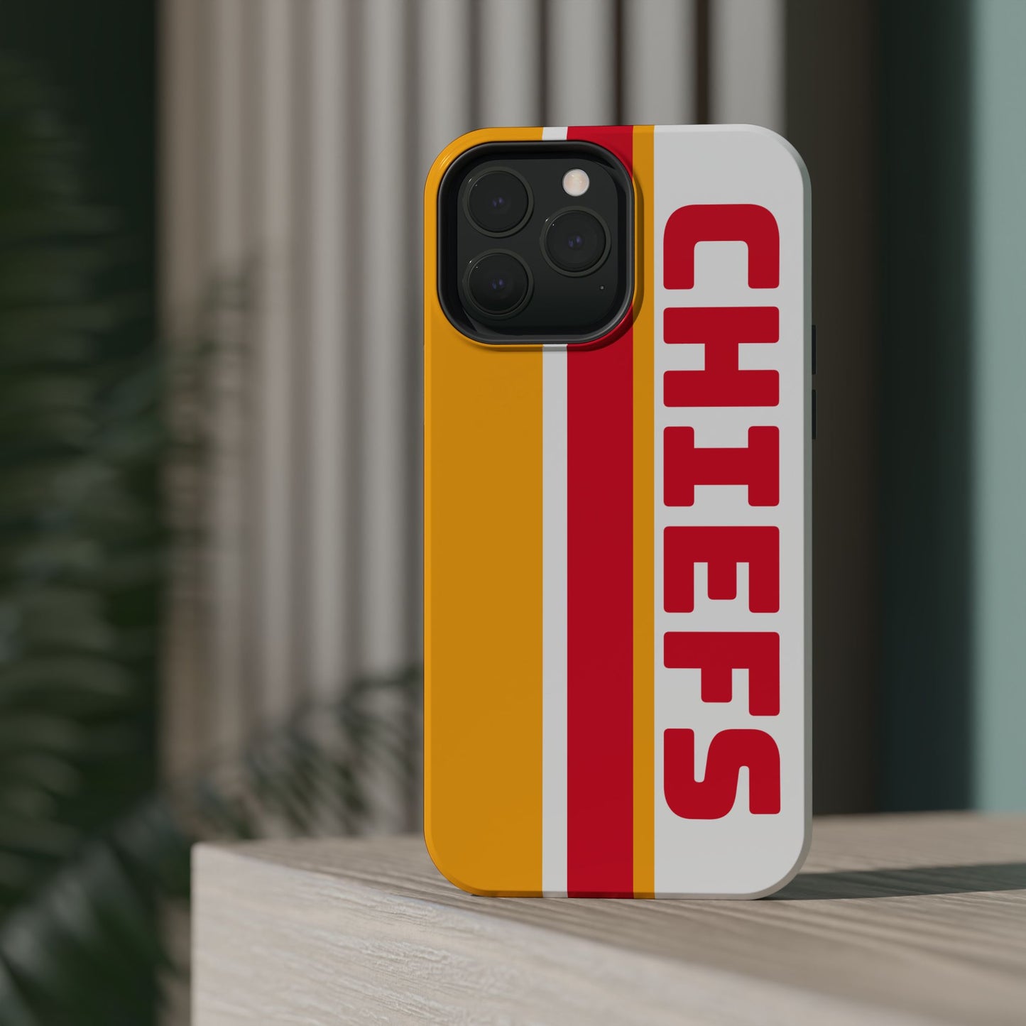 Chiefs Phone Case, Magnetic Phone Case, Retro Phone Case, Baseball Case for iPhone or Samsung, Chiefs Football Gifts