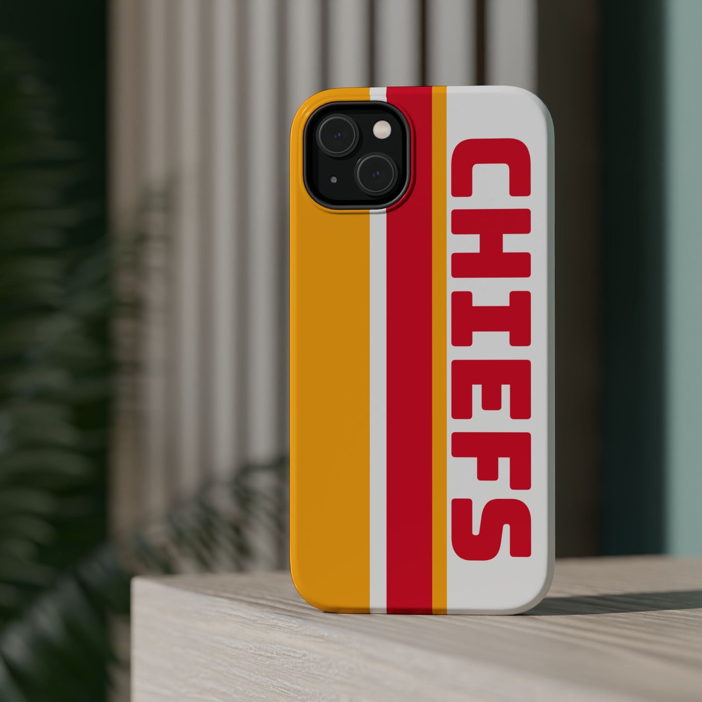 Chiefs Phone Case, Magnetic Phone Case, Retro Phone Case, Baseball Case for iPhone or Samsung, Chiefs Football Gifts