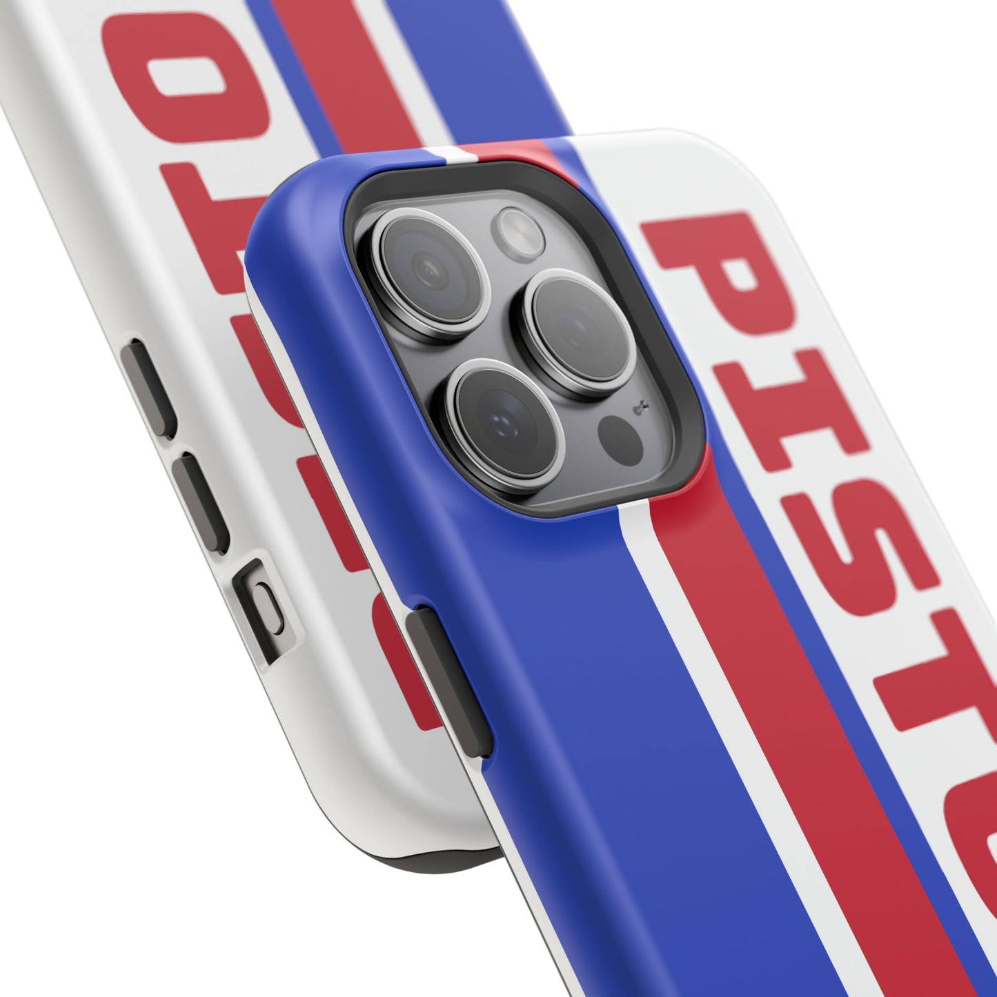 Pistons Phone Case, Magnetic Phone Case, Retro Phone Case, Basketball Gifts