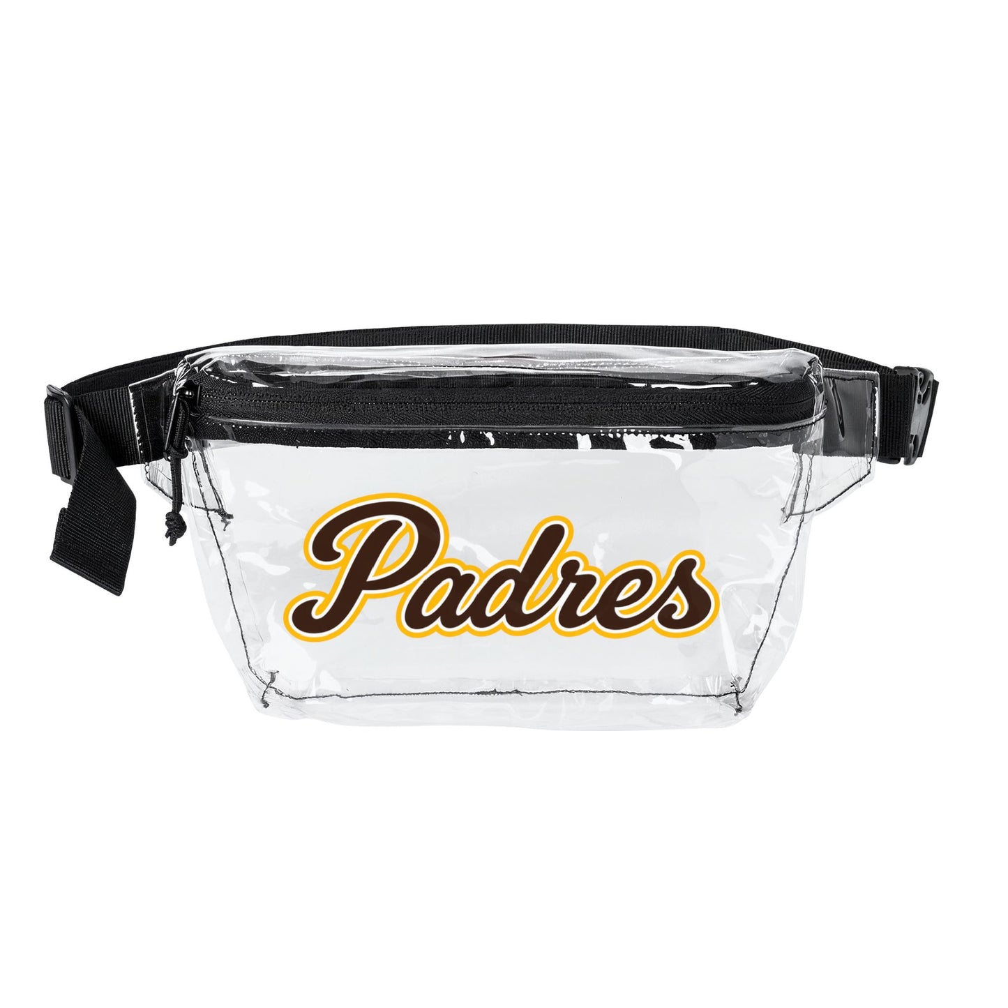 Padres Clear Stadium Bag, Baseball Belt Bag, Transparent Fanny Pack