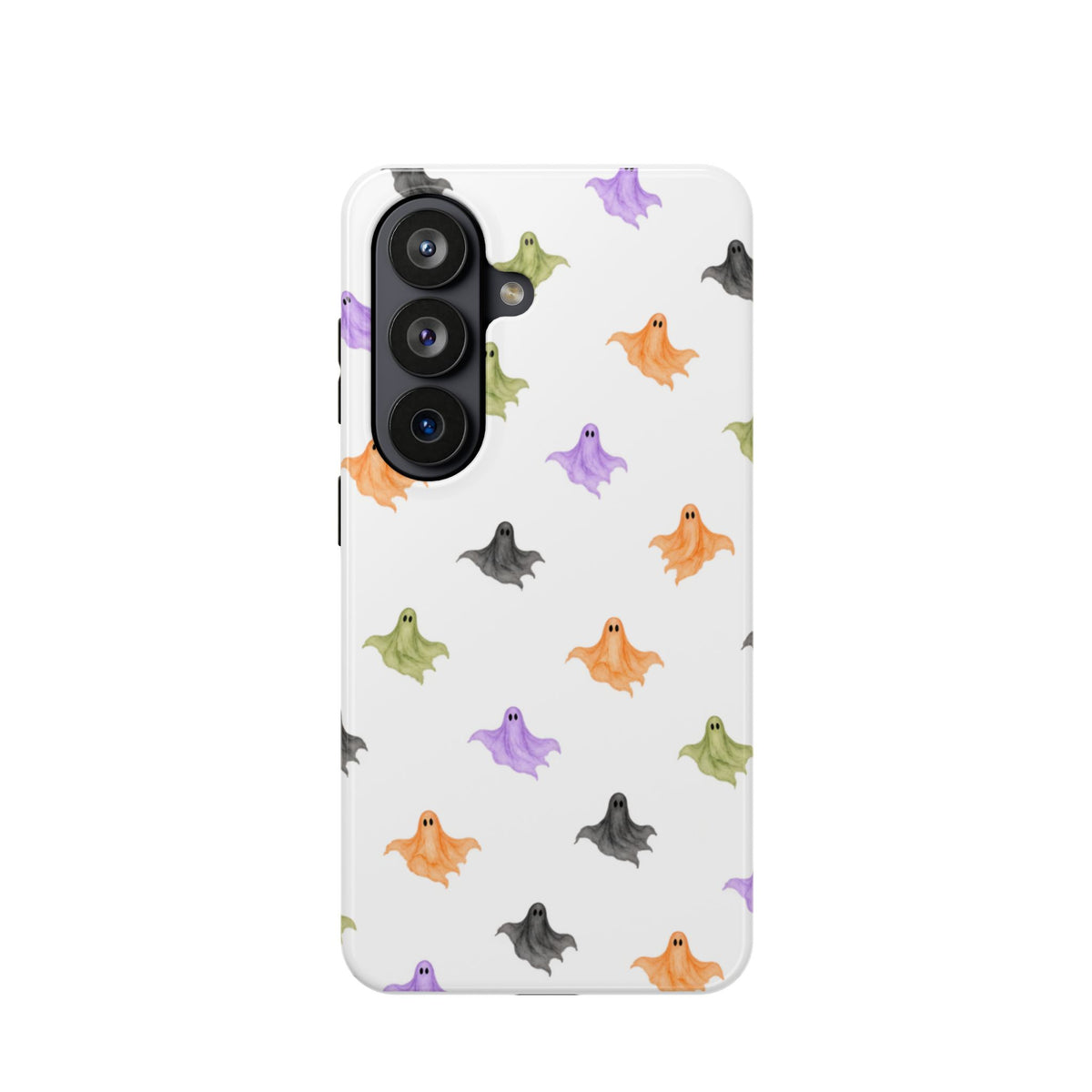 Watercolor Ghost Pattern Phone Case | Magnetic Impact-Resistant Case