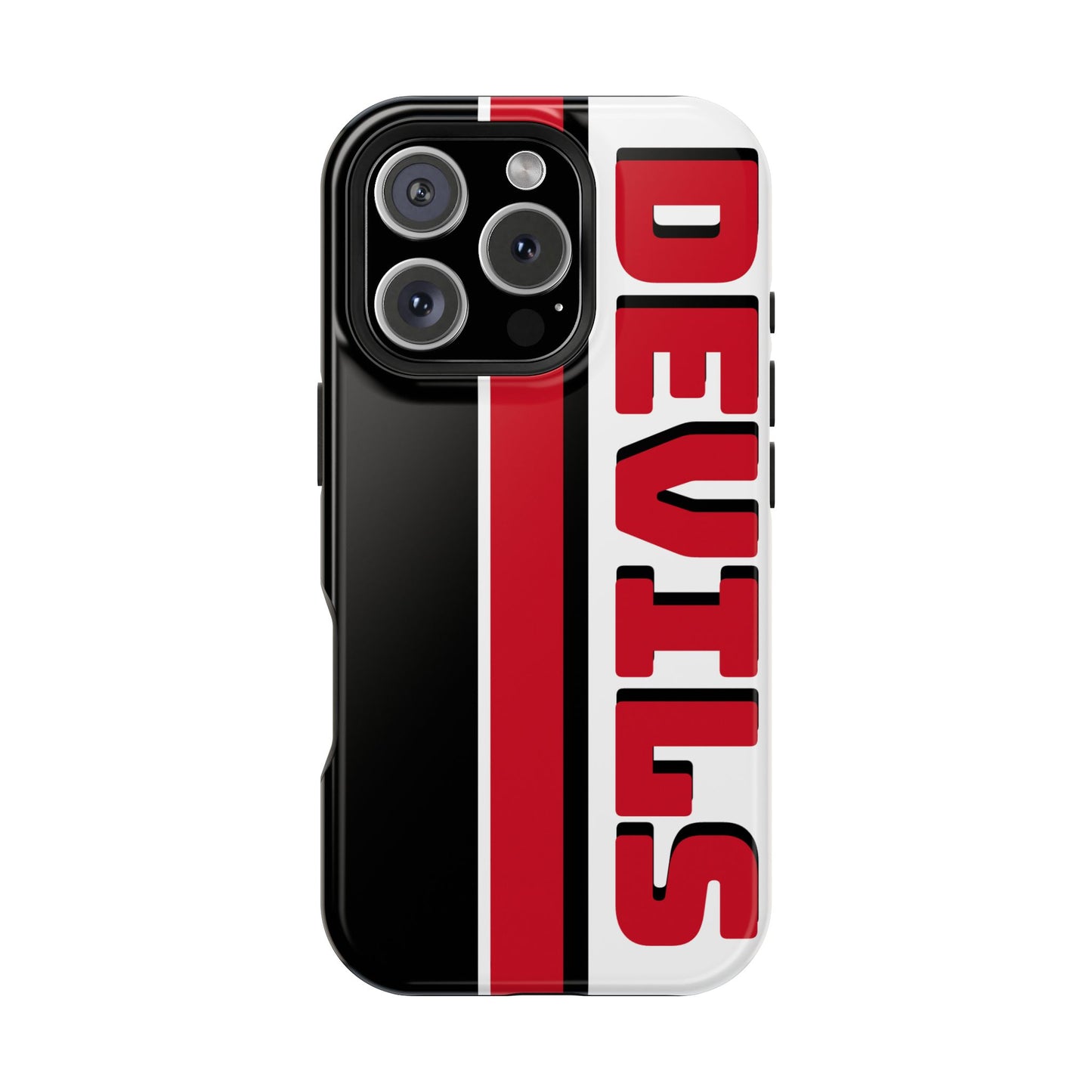 Devils Phone Case, Magnetic Phone Case, Retro Phone Case, Hockey Gifts