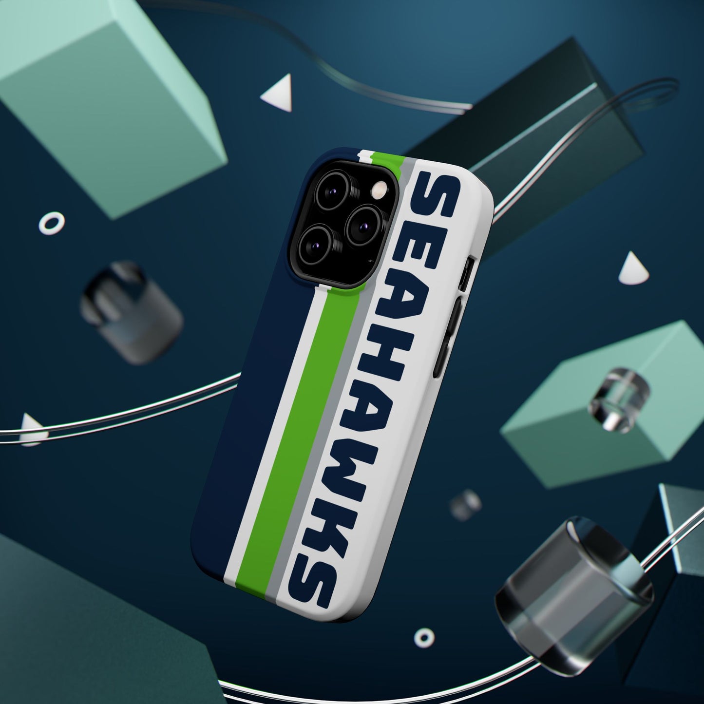 Seahawks Phone Case, Magnetic Phone Case, Retro Phone Case, Football Case for iPhone or Samsung