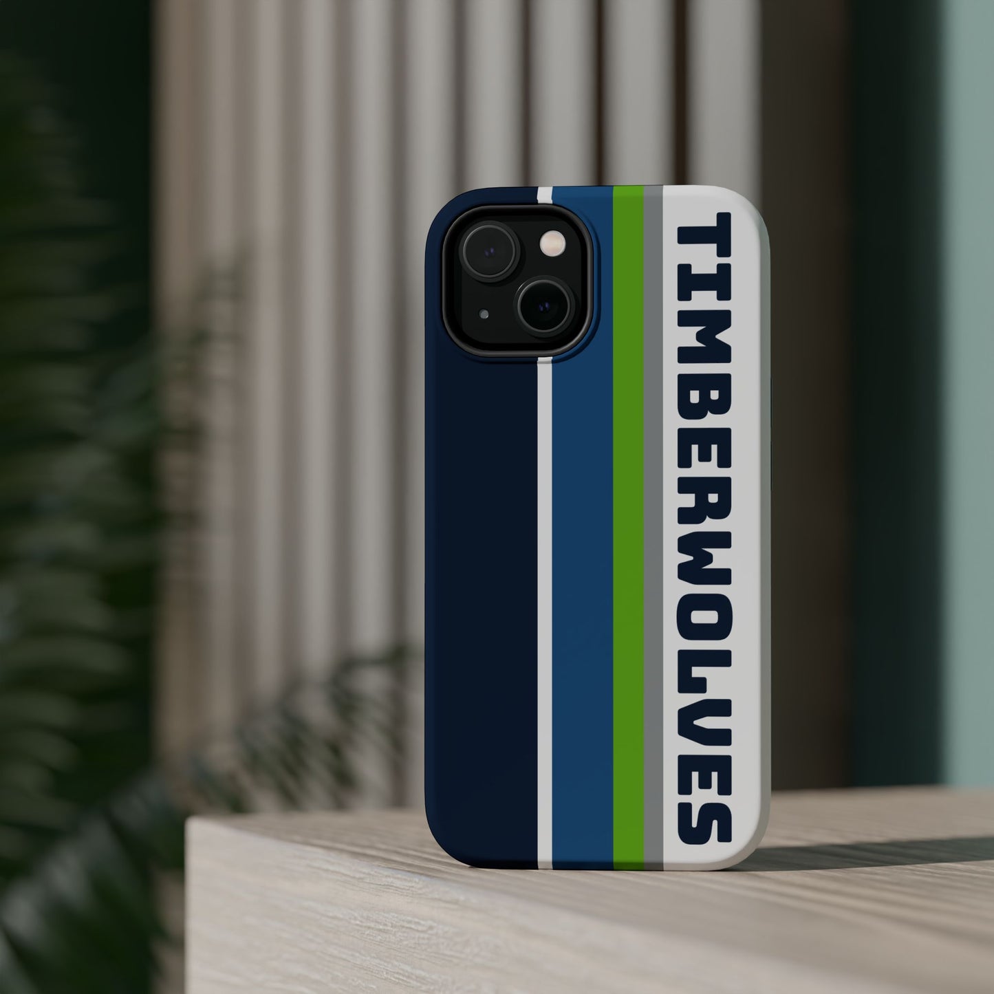 Timberwolves Phone Case, Magnetic Phone Case, Retro Phone Case, Basketball Gifts